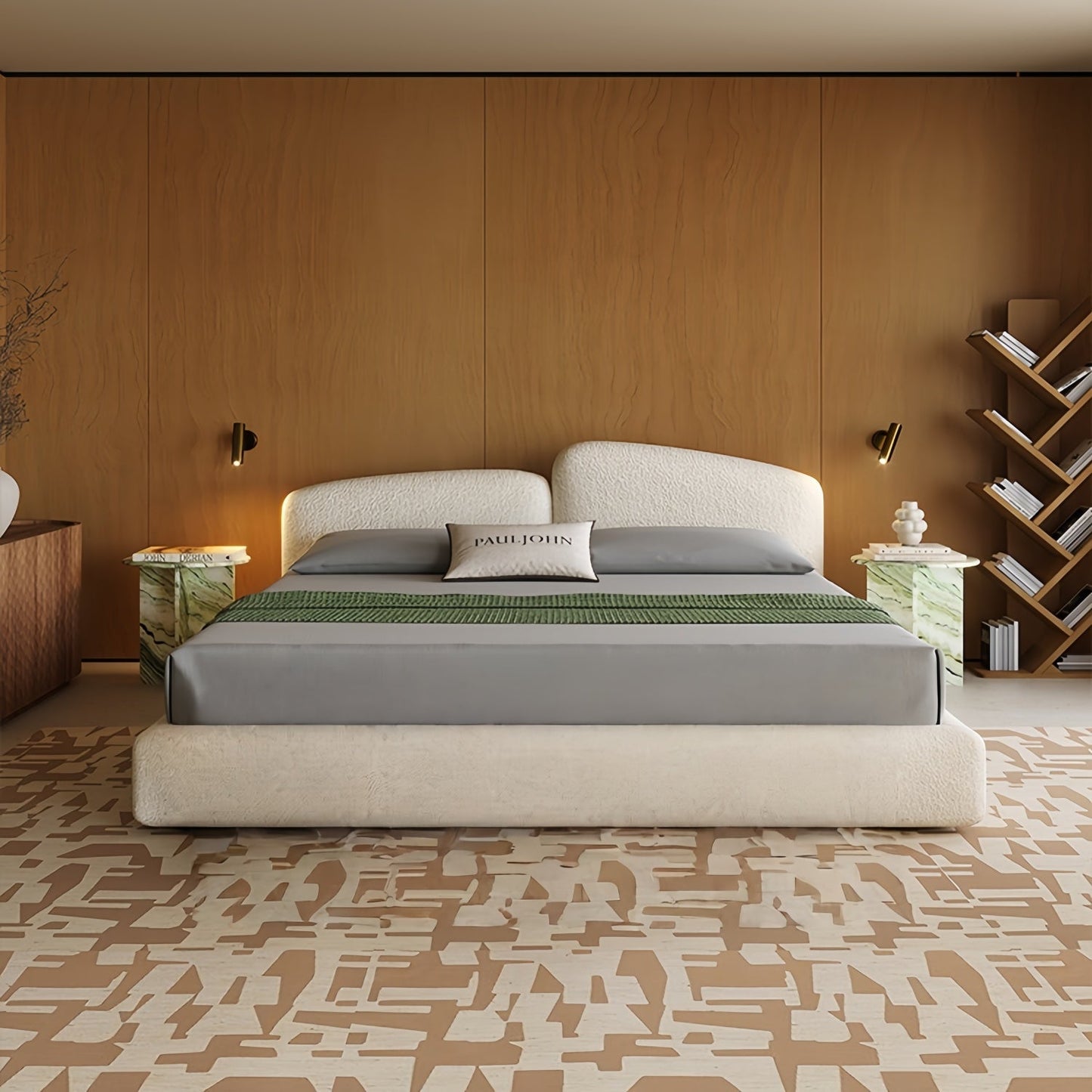 JOY HOME Bed in Beige