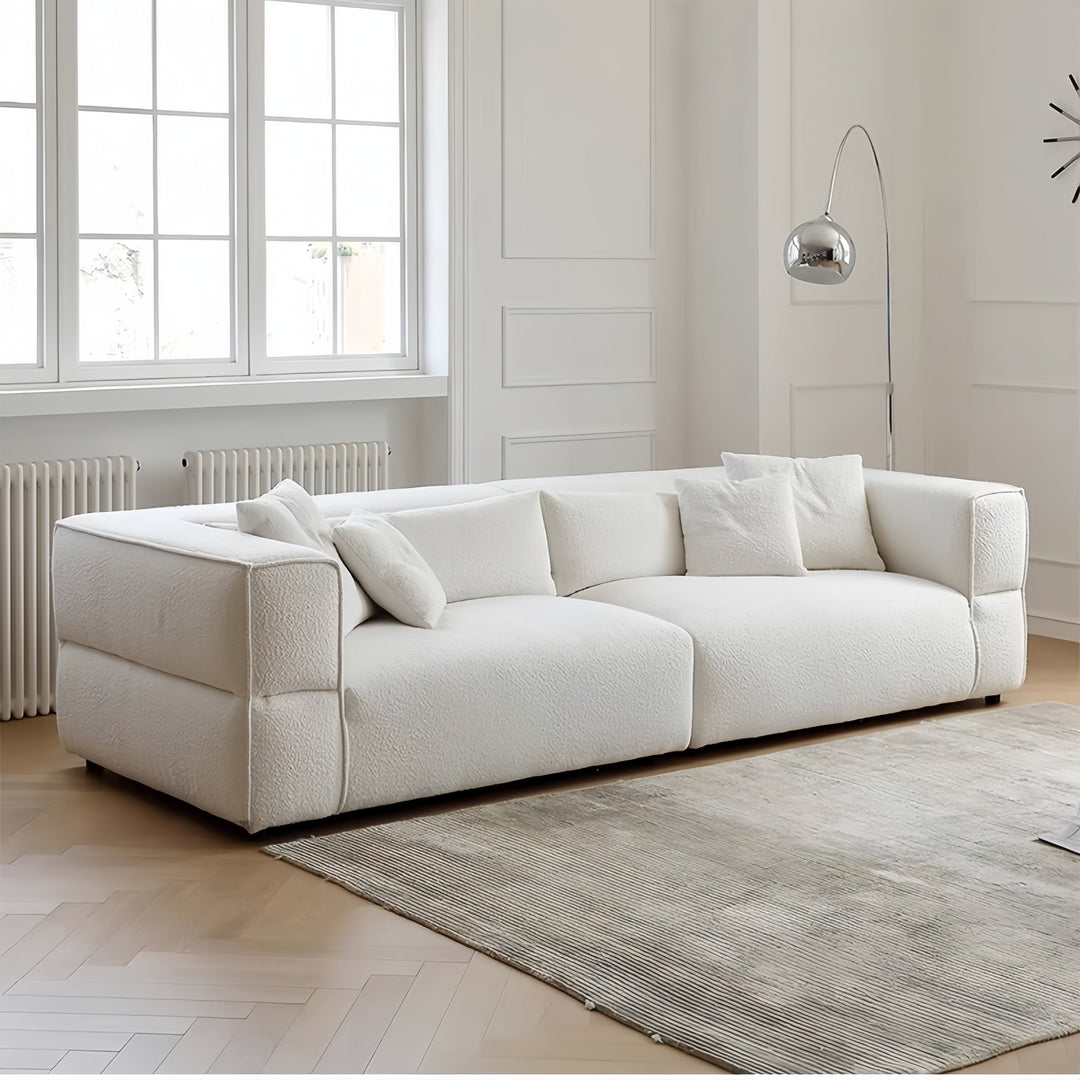 JOY Home Fleece Fabric Overstuffed Multifunction Sofa set for Livingroom Office