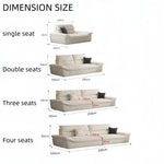 Load image into Gallery viewer, JOY Home Light Luxury Linen Cotton  Fabric Cloud Shaped Sofa set for Livingroom
