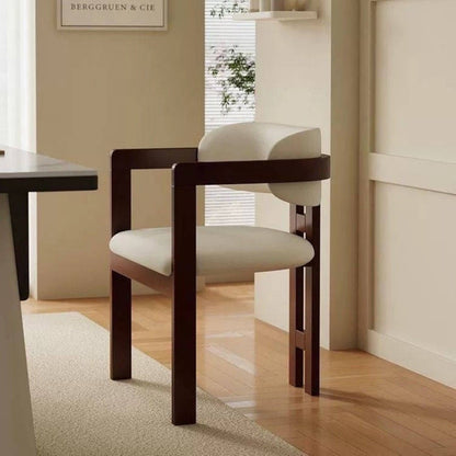 JOY HOME Chair — Linen / Walnut / Wood