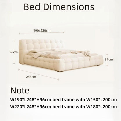 JOY Home Bedroom Furniture Bed Frame with Mattress Bedside table Dresser