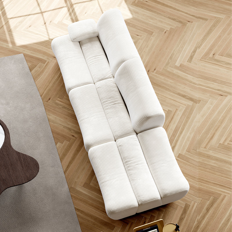 JOY Home Light Luxury Fabric Cloud Shaped Sofa set for Livingroom