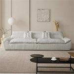 Load image into Gallery viewer, JOY Home Light Luxury Linen Cotton  Fabric Cloud Shaped Sofa set for Livingroom
