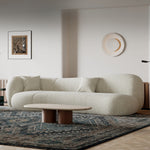 Load image into Gallery viewer, JOY Home Light Luxury Fabric Cloud Shaped Sofa set for Livingroom

