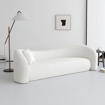 JOY HOME Wood White Cloud Sofa