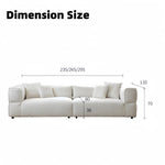 Load image into Gallery viewer, JOY Home Fleece Fabric Overstuffed Multifunction Sofa set for Livingroom Office
