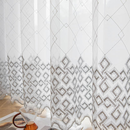 Sheer Voile Curtains 2 Panels | Lightweight Elegant Design