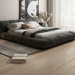 Load image into Gallery viewer, JOY Home Bed Frame Modern Velvet King Queen Size for bedroom Without Mattress