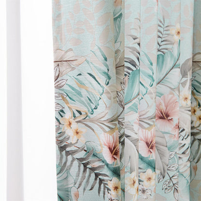 60% Blackout Colorful Floral Curtains 2 Panels | UV Protection