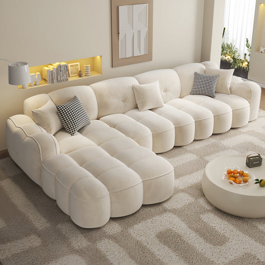 JOY HOME Sofa: Fleece Fabric Overstuffed Multifunction Sofa set for Livingroom Office in Dubai