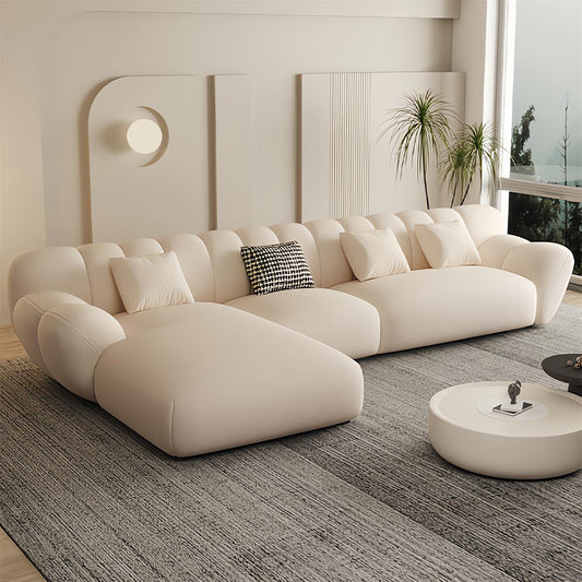 JOY HOME Sofa: Fleece Fabric Overstuffed Multifunction Sofa set for Livingroom Office in Dubai