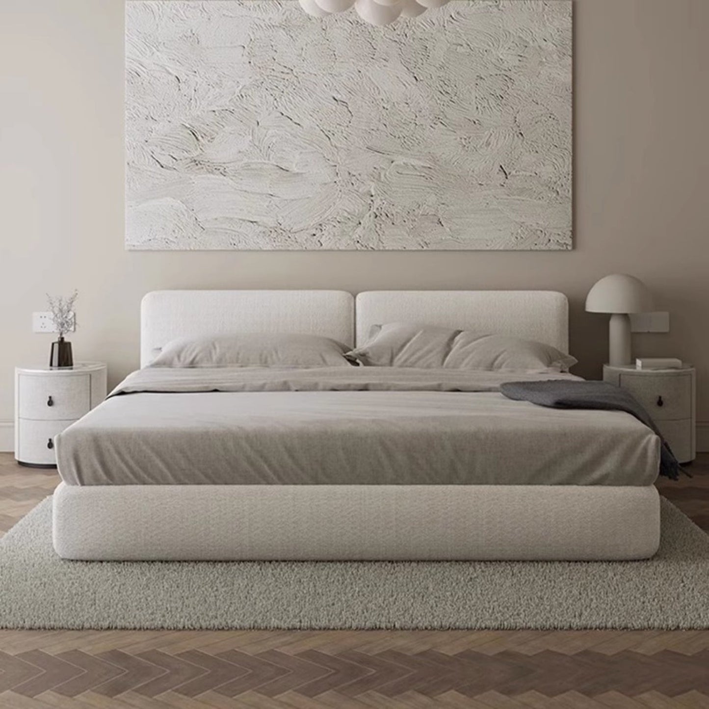 JOY HOME Bed in Natural