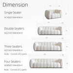 Load image into Gallery viewer, JOY Home Fleece Fabric Overstuffed Multifunction Pumpkin shaped Sofa Chair set for Livingroom Office
