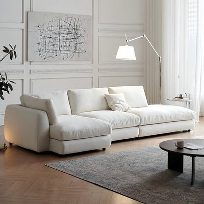 JOY HOME Sofa — Linen / Wood / Beige