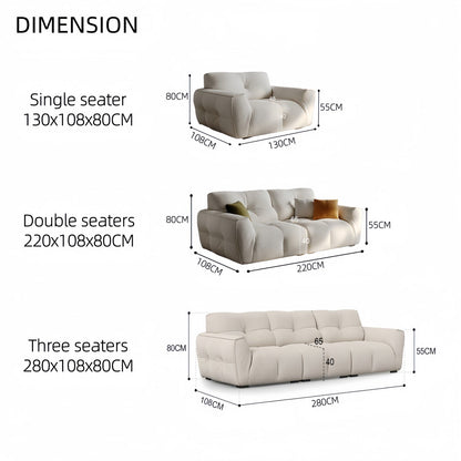 JOY HOME Sofa in White