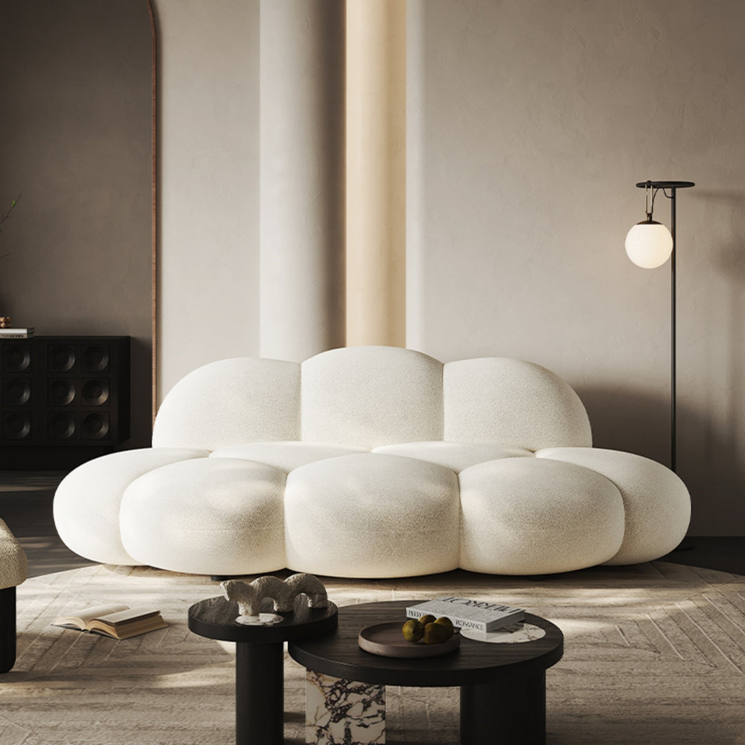 JOY Home Fleece Fabric Overstuffed Multifunction  Sofa Chair set for Livingroom Office