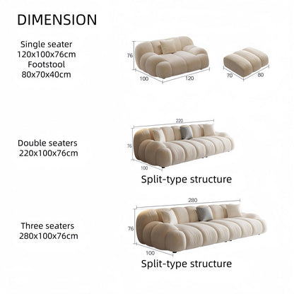 JOY HOME Sofa in Beige