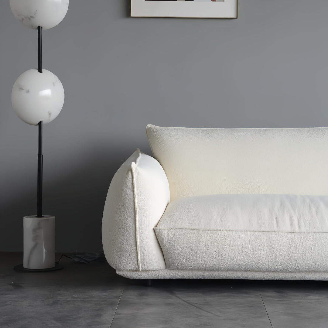 JOY Home Light Luxury Fabric Cloud Shaped Sofa set for Livingroom