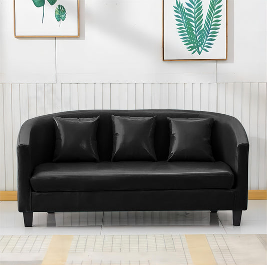 JOY HOME Sofa: Modern PU Leather Sofa Set for Living Room,Office in Dubai showroom