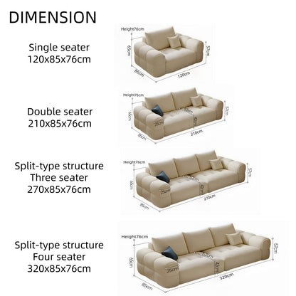 JOY HOME Sofa in Beige