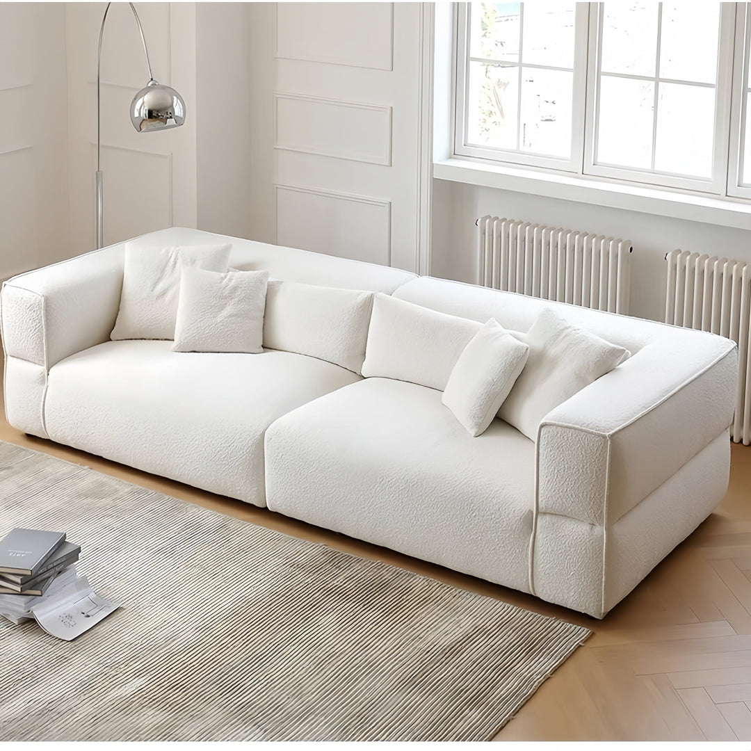 JOY Home Fleece Fabric Overstuffed Multifunction Sofa set for Livingroom Office