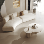 Load image into Gallery viewer, JOY Home Light Luxury Linen Cotton  Fabric Cloud Shaped Sofa set for Livingroom
