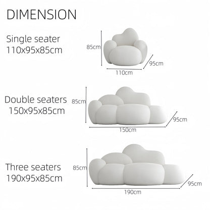 JOY HOME Sofa in White