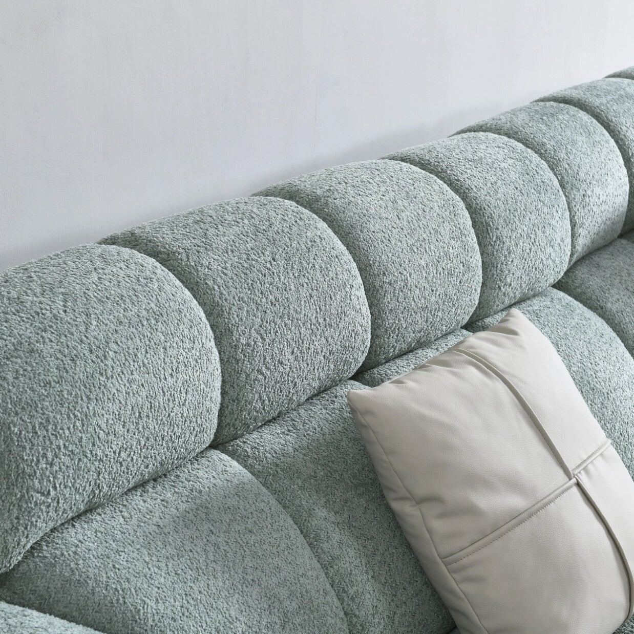 JOY Home Fleece Fabric Overstuffed Multifunction Cloud shaped Sofa Chair set for Livingroom Office