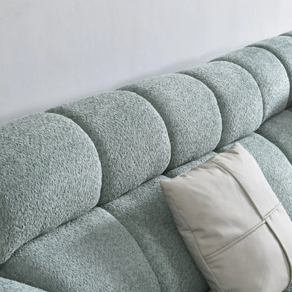 JOY Home Fleece Fabric Overstuffed Multifunction Cloud shaped Sofa Chair set for Livingroom Office