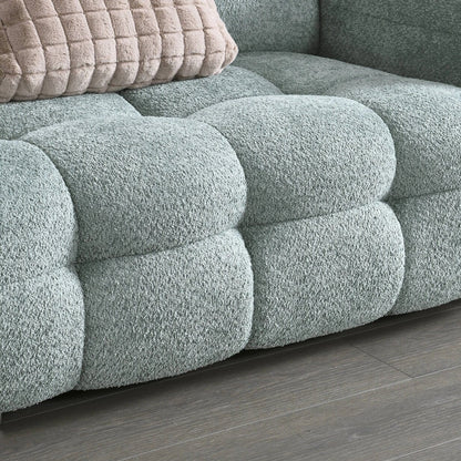 JOY Home Fleece Fabric Overstuffed Multifunction Cloud shaped Sofa Chair set for Livingroom Office