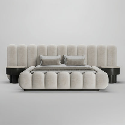 Thick Velvet Bed Frame | Extra-Padded Luxury King & Queen