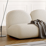 Load image into Gallery viewer, JOY Home Light Luxury Fabric Cloud Shaped Sofa set for Livingroom
