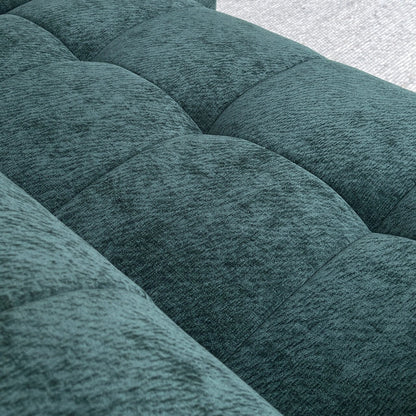 JOY Home Fleece Fabric Overstuffed Multifunction Cloud shaped Sofa Chair set for Livingroom Office