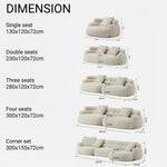 Load image into Gallery viewer, JOY Home Light Luxury Fabric Cloud Shaped Sofa set for Livingroom
