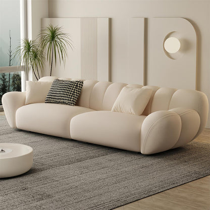 JOY Home Light Luxury Fabric Cloud Shaped Sofa set for Livingroom