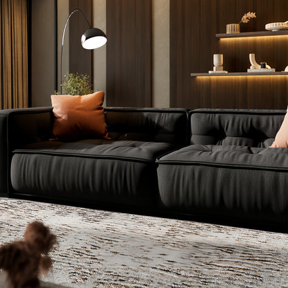 Toast-Shaped Fleece Sofa | Unique Design in 4 Colors & Sizes