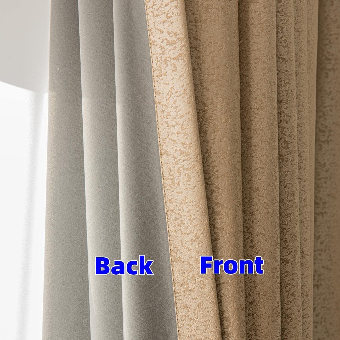 100% Blackout Curtains 2 Panels | 7 Premium Color Choices