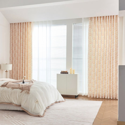 JOY HOME Curtains: 2 Panels 100% Blackout Curtains for Living Room Thermal Insulated Bedroom Da