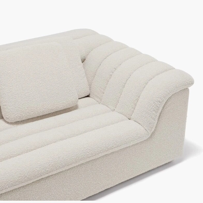 JOY Home Fleece Fabric Overstuffed Multifunction Cloud shaped Sofa Chair set for Livingroom Office