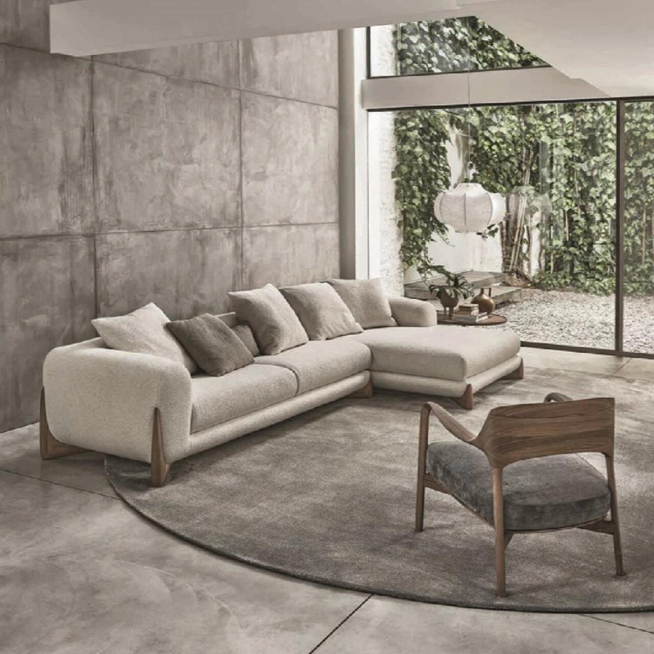 Extra-Large L-Shape Sectional Sofa | 3.5m-4.5m for Spacious Villas