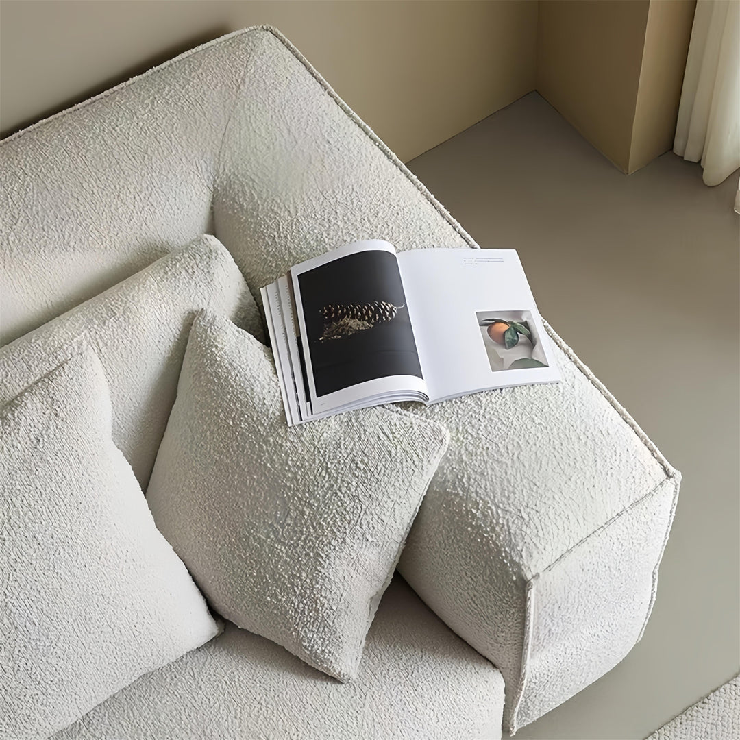JOY Home Fleece Fabric Overstuffed Multifunction Sofa set for Livingroom Office