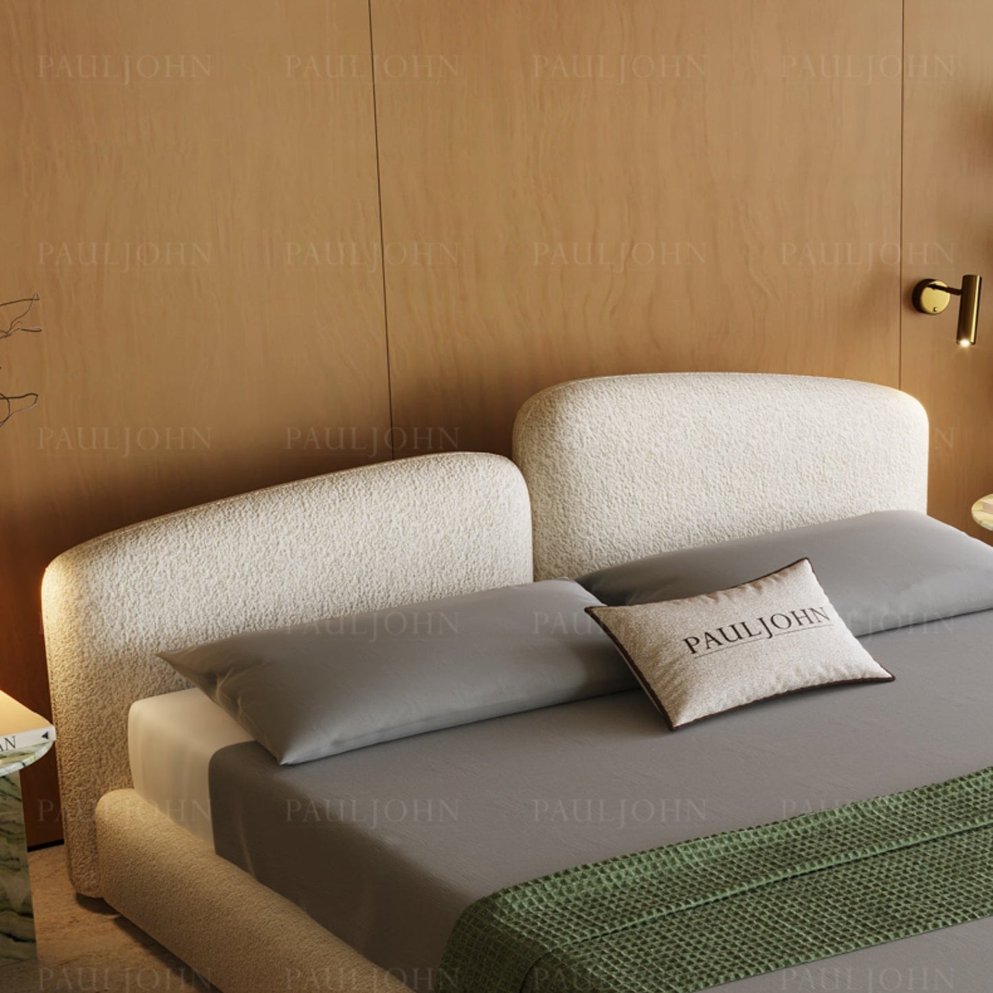 JOY HOME Bed in Beige