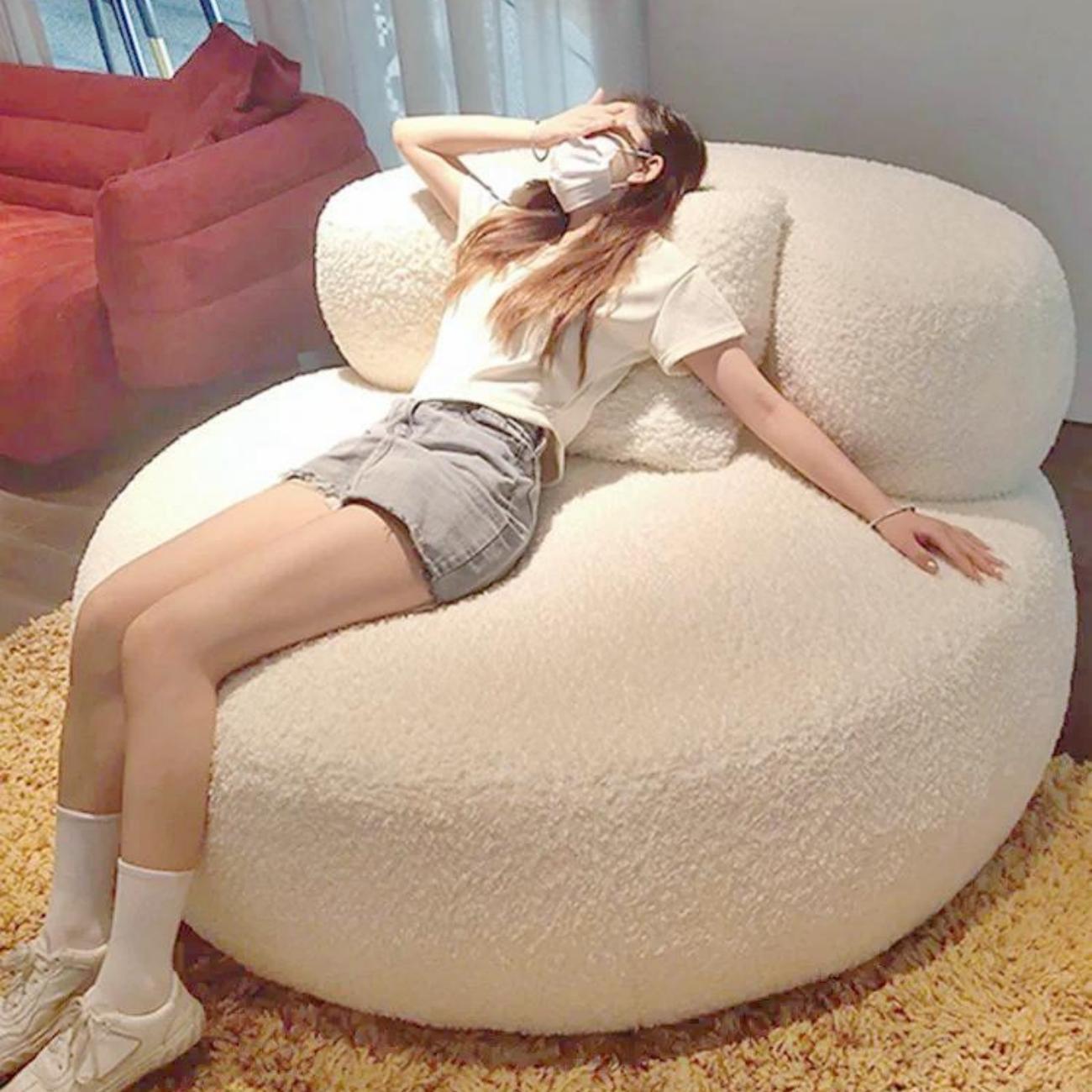 Modular Cube Sofa Chair | Build-Your-Own 80-140cm Fleece Seating