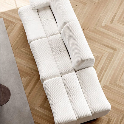 JOY Home Light Luxury Fabric Cloud Shaped Sofa set for Livingroom