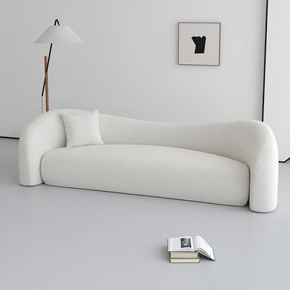 JOY HOME Wood White Cloud Sofa