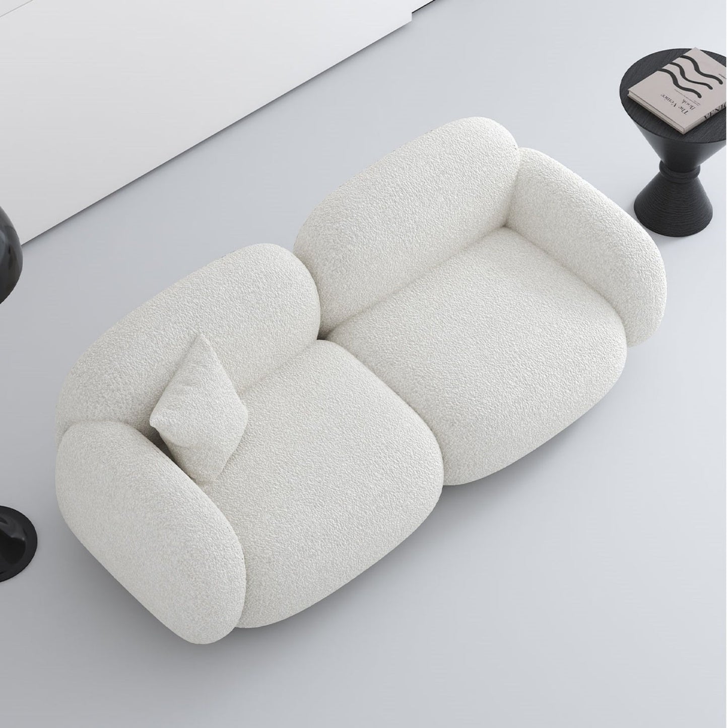 JOY HOME Sofa in White