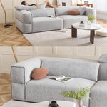 Load image into Gallery viewer, JOY Home Fleece Fabric Overstuffed Multifunction Sofa set for Livingroom Office
