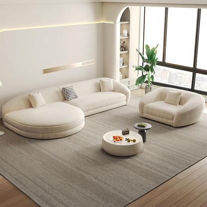 JOY Home Fleece Fabric Overstuffed Multifunction Sofa set for Livingroom Office