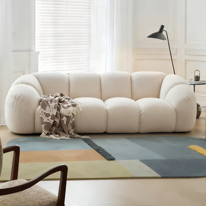 JOY HOME Sofa — Wood / White / Cloud