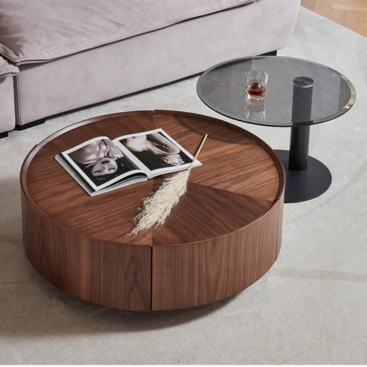 JOY HOME Coffee Table: Space-Saving Nesting Table Set for Modern Living Room in Dubai showroom